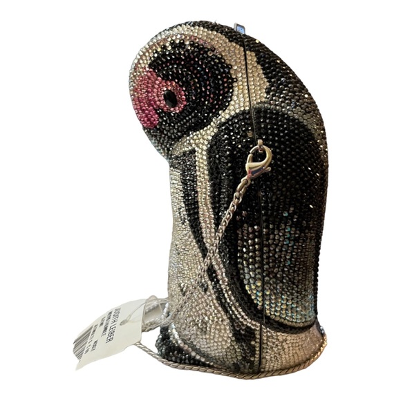 NWT Judith Leiber Swarovski Crystal Penguin Purse - Picture 3 of 10